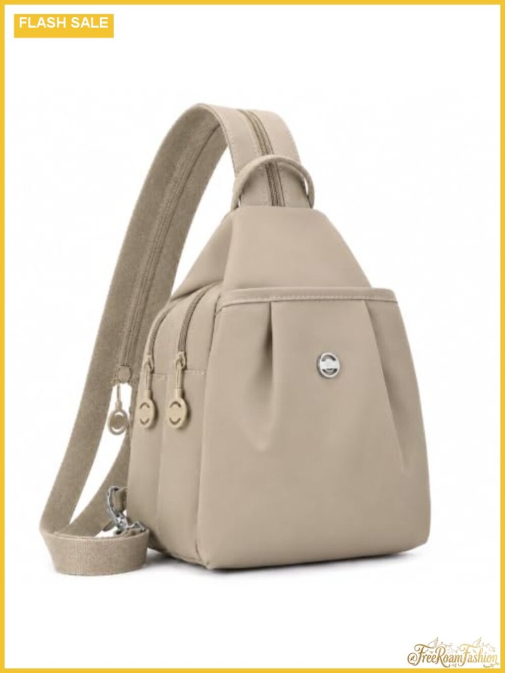 Women's Water-Resistant Convertible Sling Backpack Crossbody Chest Bag for